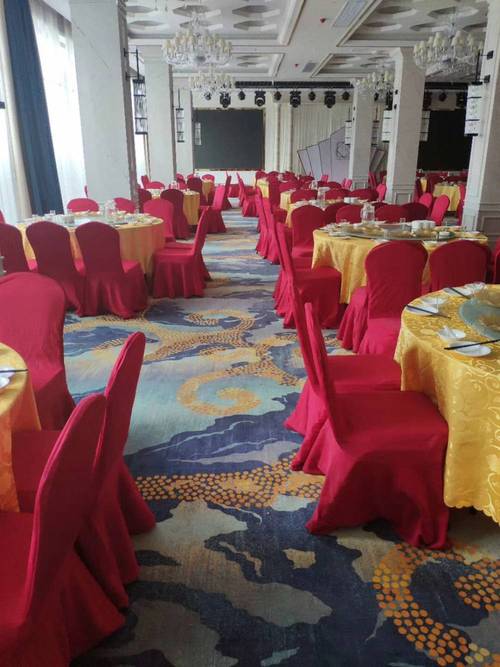 上海酒店餐厅宴会厅地毯 工厂销售 可定制全国包安装